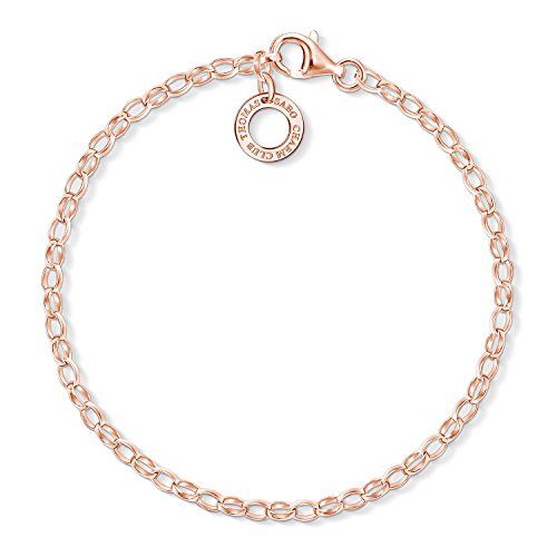 Thomas Sabo Charm Club X0243-415-40-L18,5 Bedelarmband voor dames, 925 sterling zilver