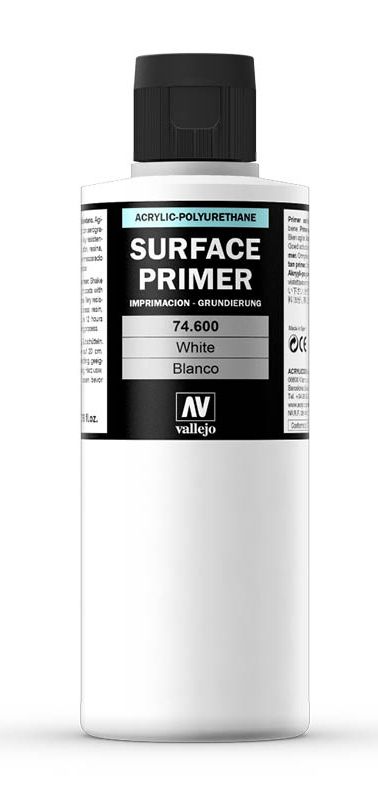 Vallejo 74.600 - Grondverf - wit - 1 stuk - fles