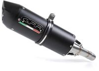 GPR Exhaust Systems Furore Suzuki Gladius 650 08-15 Noir mat / Noir silencieux homologué à enfiler