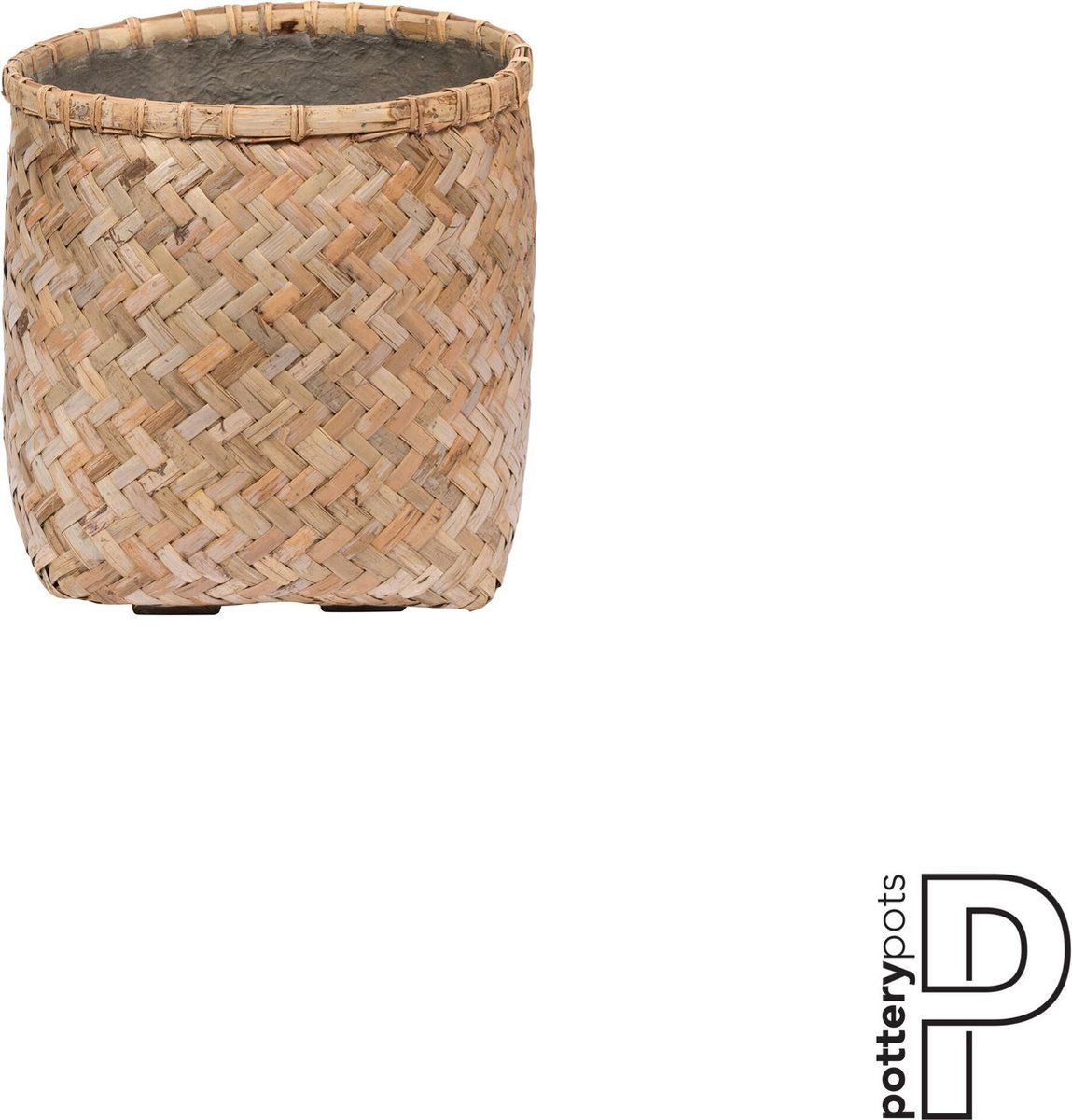 PotteryPots Plantenbak Bruin-Beige D 31,5 cm H 33 cm - 8719497967643