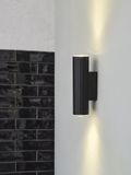 Ledvance DECOR wandlamp Drums zwart metaal/gips up-down 2xGU10