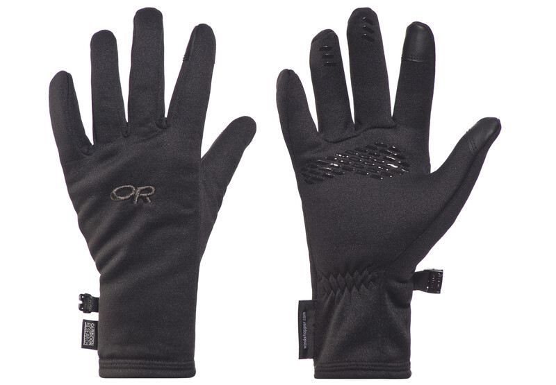 Outdoor Research Backstop Sensor Gloves Men, black 2015 M Fleece- en Gebreide handschoenen