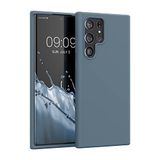 kwmobile telefoonhoesje geschikt voor Samsung Galaxy S25 FE - Hoesje met siliconen coating - Smartphone case in leisteen