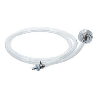 BGS DSG Gearbox Oil Filling Hose for VAG External Thread (Gearbox Side): M10 x 1 Internal Thread (Tank Side): M38 x 3 Quantity: 1