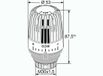 IMI Hydronic Engineering HEIMEIER Tête thermostatique K-eco blanc RAL 9016, standard, 6071-43.500