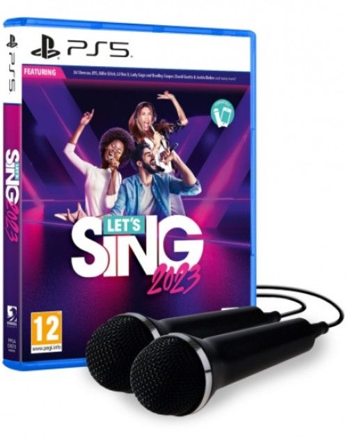 Plaion Let's Sing 2023 + 2 Microphones - PlayStation 5
