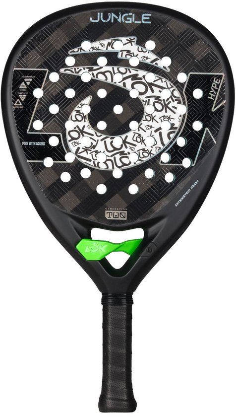Lok Jungle Padel Racket - Black
