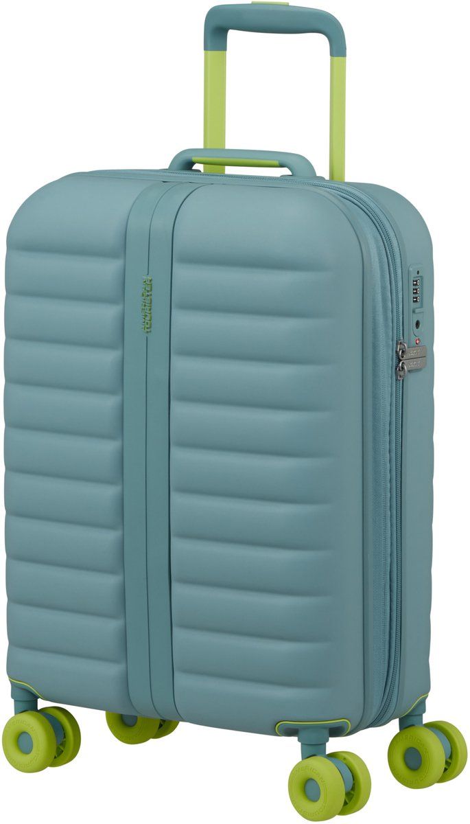 American Tourister handbagage spinner - Neovibe 4 wiel cabin 40 x 55 cm x 20/23 - uitbreidbaar - Tsa lock - Muted mint