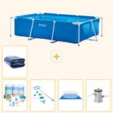 Intex Rechthoekig Frame Zwembad - 260 x 160 x 65 cm - Blauw