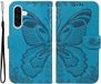 Selected by GSMpunt.nl Samsung Galaxy A56 Hoesje Wallet Vlinder Book Case Kunstleer Blauw
