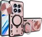 Techsuit Hoesje geschikt voor Xiaomi Redmi Note 14 Pro 5G / Xiaomi Poco X7 - CamGuard Pro Back Cover - Roségoud