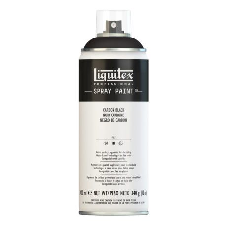 Liquitex Spray Paint - Zwart - 400 ml