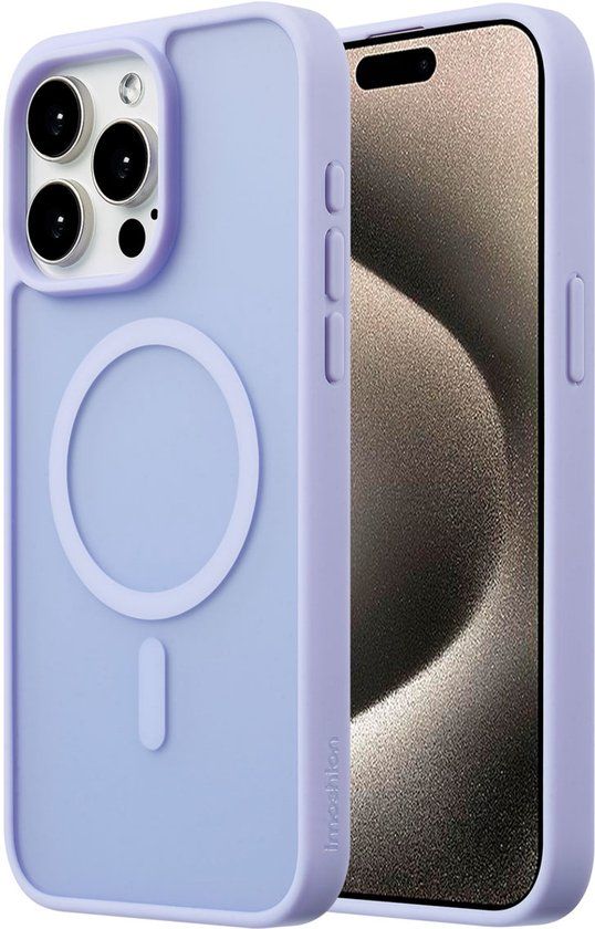 imoshion Color Guard Backcover met MagSafe voor de Apple iPhone 15 Pro Max - Lila