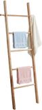 Relaxdays Handdoekladder - Hout - 43x170 cm - Naturel