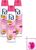 Fa Déodorant Spray Passion Fruit 150 ml (3 pièces)