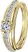 Lucardi Dames Ring met zirkonia - Ring - Cadeau - 14 Karaat Goud - Geelgoud