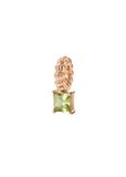 PURELEI Bedeltje LEI Geboortesteen Augustus Peridot Roségoud Staal