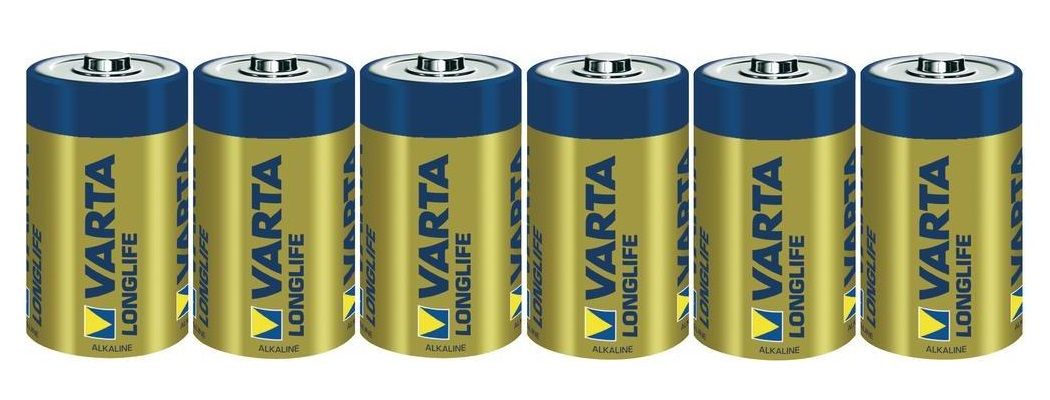 Varta Longlife Extra D - 6x - Alkaline batterijen