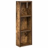 vidaXL Badkamer wandkast Gerookte Eik 20 x 10 x 60,5 cm