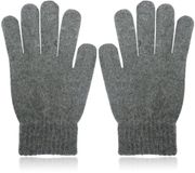 LGT JWLS Lookinggoodtoday Zachte Dameshandschoenen - Grijs - Kasjmir-look - Polyester - One Size