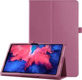 Lunso - Stand flip sleepcover hoes - Geschikt voor Lenovo Tab P11 Pro - Paars