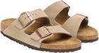 Birkenstock Arizona Dames Slippers - Taupe - Maat 39 - Lente/Zomer 2024