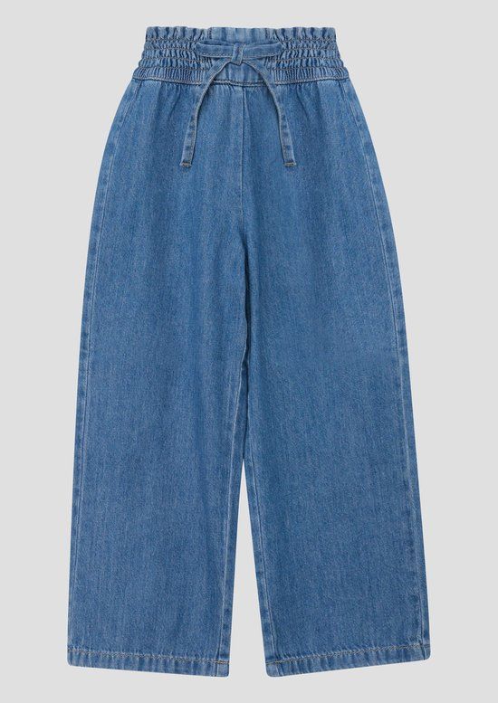 s.Oliver Jeans-Hose WIDE LEG Blauw Katoen Bootcut Fit Kinderen 110