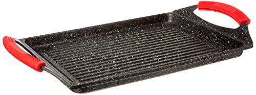 Euronovità EN-22141 Braadpan - 46 cm - Zwart - Vulkaansteen - Inductie