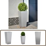 vidaXL Plantenbak 35x35x75 cm Gegalvaniseerd Staal
