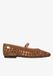 Fred de la Bretoniere Gilty Eileen Ballerina Cuir Fauve - Taille 38