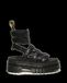Dr. Martens Sandales Plateformes Montantes Ricki en Cuir Nappa Lux en Noir, Taille: 37