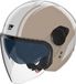 Nolan N20-2 Visor Dolce Vita 350, casque ouvert, couleur: Beige/Blanc, taille: XS