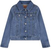 Levi's Kids Trucker Jas Blauw 8 Years Meisjes