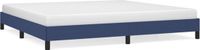 vidaXL Bedframe Stof Blauw 200x200 cm