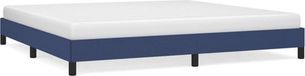 vidaXL Bedframe Stof Blauw 200x200 cm