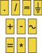 HellermannTyton WIC1-SIGN-PA66-YE (1000) Markeerclip 561-01004