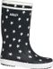 AIGLE Lolly-Pop Play 2 Regenlaarzen Jongens Marineblauw/Wit Gestreept Rubber/Textiel Maat 24