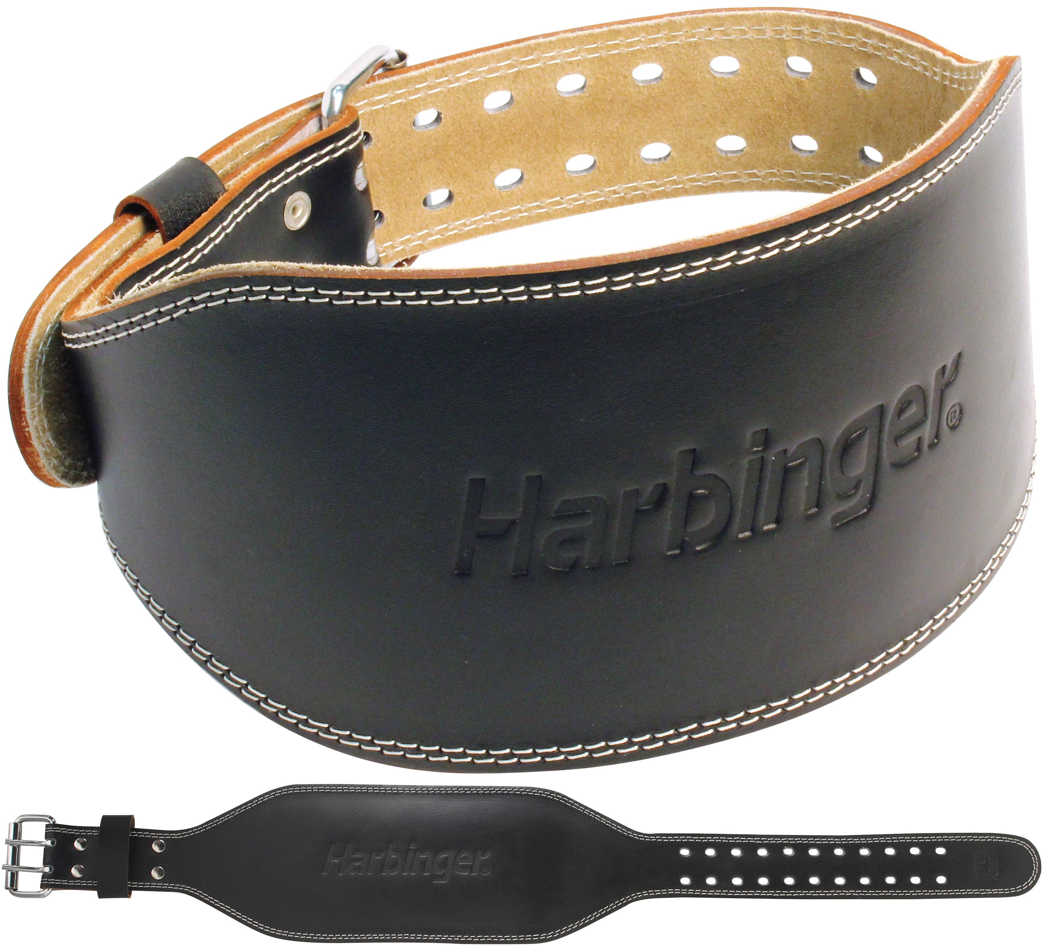 Harbinger - Pro Powerlift Riem - Gewichthefriem Van Leer - S - Zwart