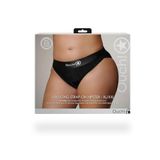 Ouch! by Shots - Vibrating Strap-on Hipster - XL/XXL - Black