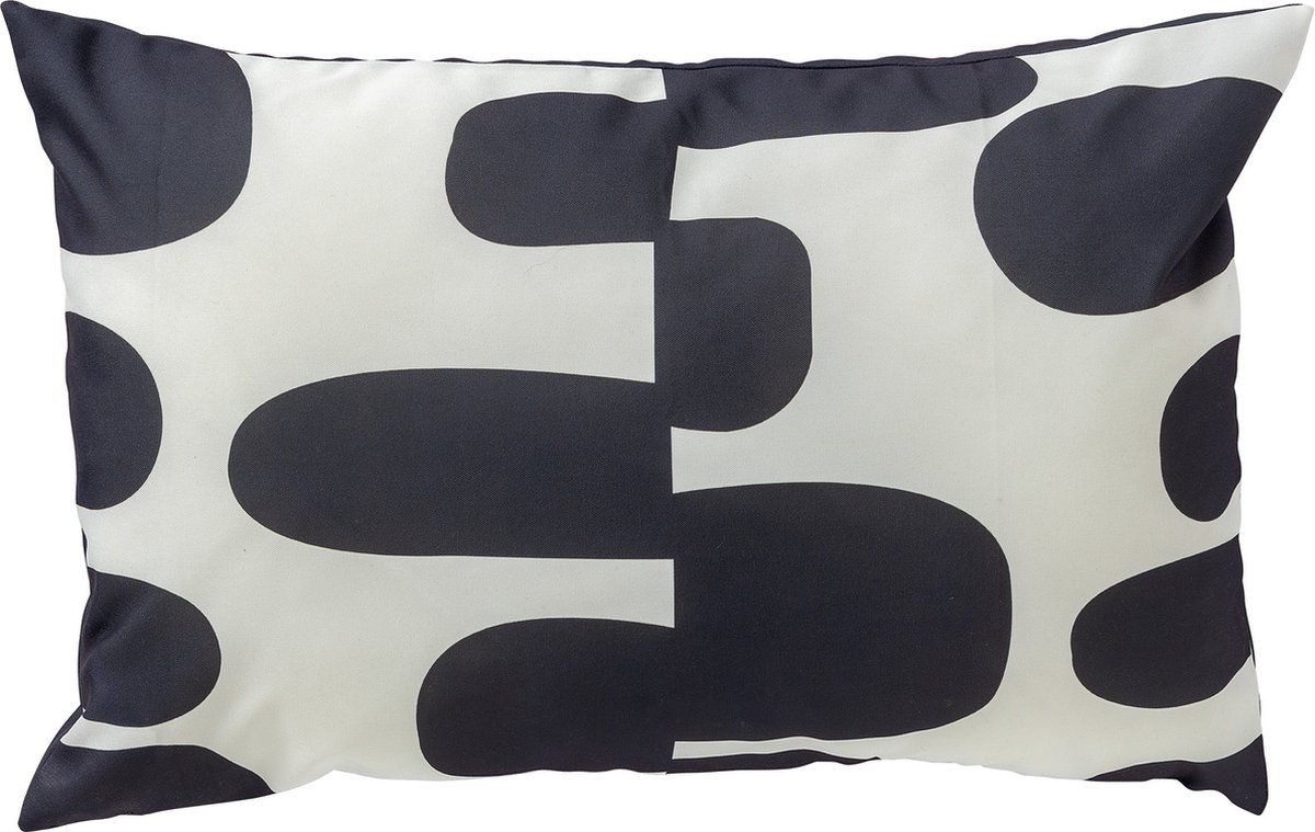 Dutch Decor RIVANO Outdoor Sierkussen 40x60 cm - Charcoal Grey