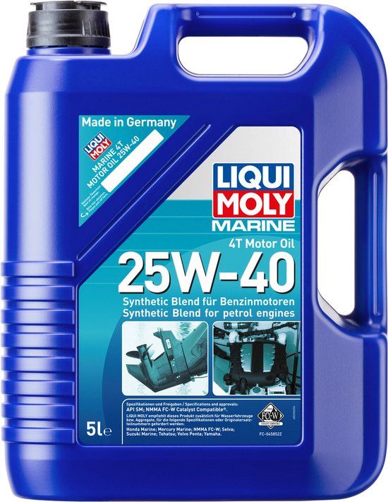 Liqui Moly Marine Motor Oil 4T 25W40 - 5L
