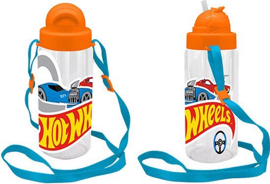 HOVUK Hot Wheels Tritan Drinkfles met gesp - 500 ml