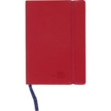 Liderpapel LG09 Notitieboek van kunstleer, A7, 120 vellen, 70 g/m², rode index