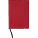 Liderpapel LG09 Notitieboek van kunstleer, A7, 120 vellen, 70 g/m², rode index