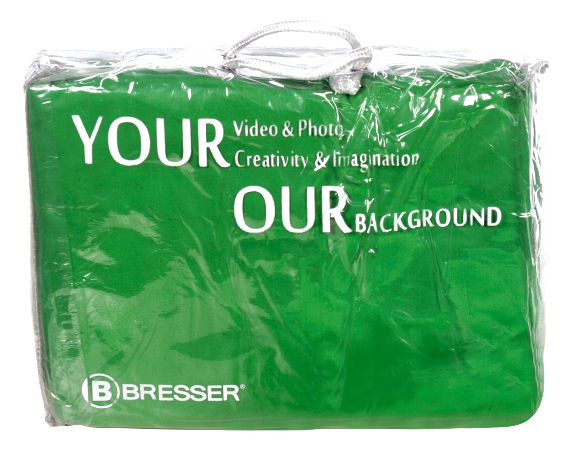 Bresser Foka BG-4X6-CK achtergrond doek 4.0x6.0 meter chromakey groen