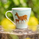 Cj wildbird CJ Wildlife Hert mok - Getekend door Myrte - 310ml - Keramiek - Vaatwasser bestendig