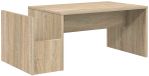 vidaXL Salontafel Sonoma Eik 90 x 45 x 35 cm Bewerkt Hout