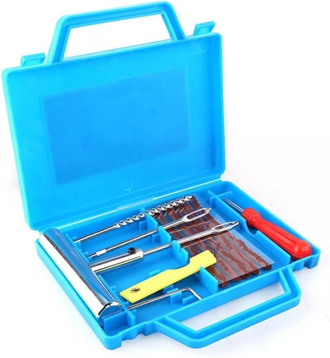 Twente Shopping Banden reparatieset - Proppenset - Universeel - Blauw