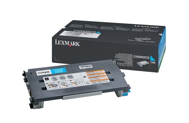 Lexmark X50x, C500n 3K cyaan tonercartridge
