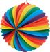 Boland Papieren ballonlampion Rainbow Multi